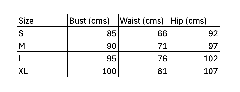 Collection Size Guide