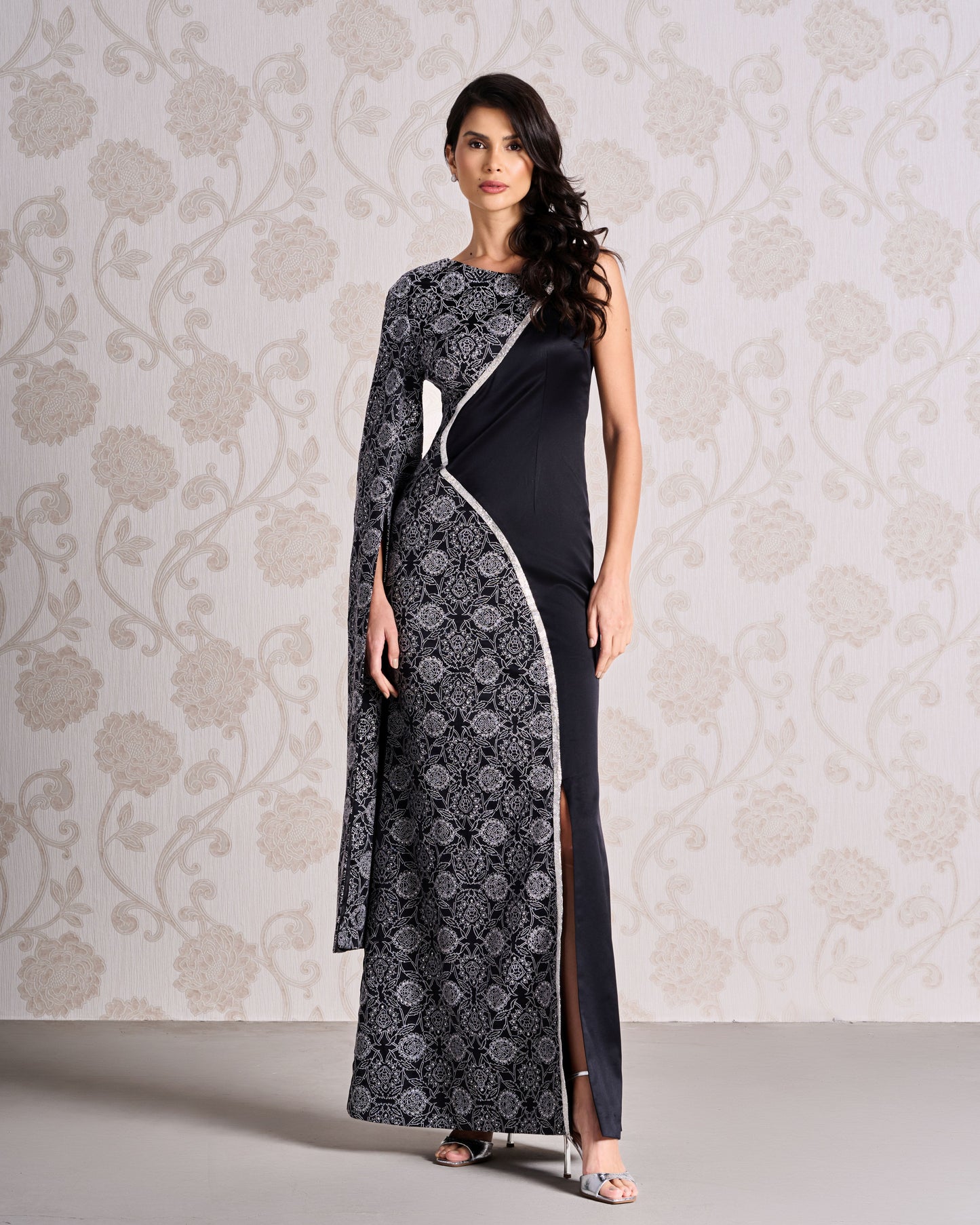 Evening Gown - Charcoal Dust