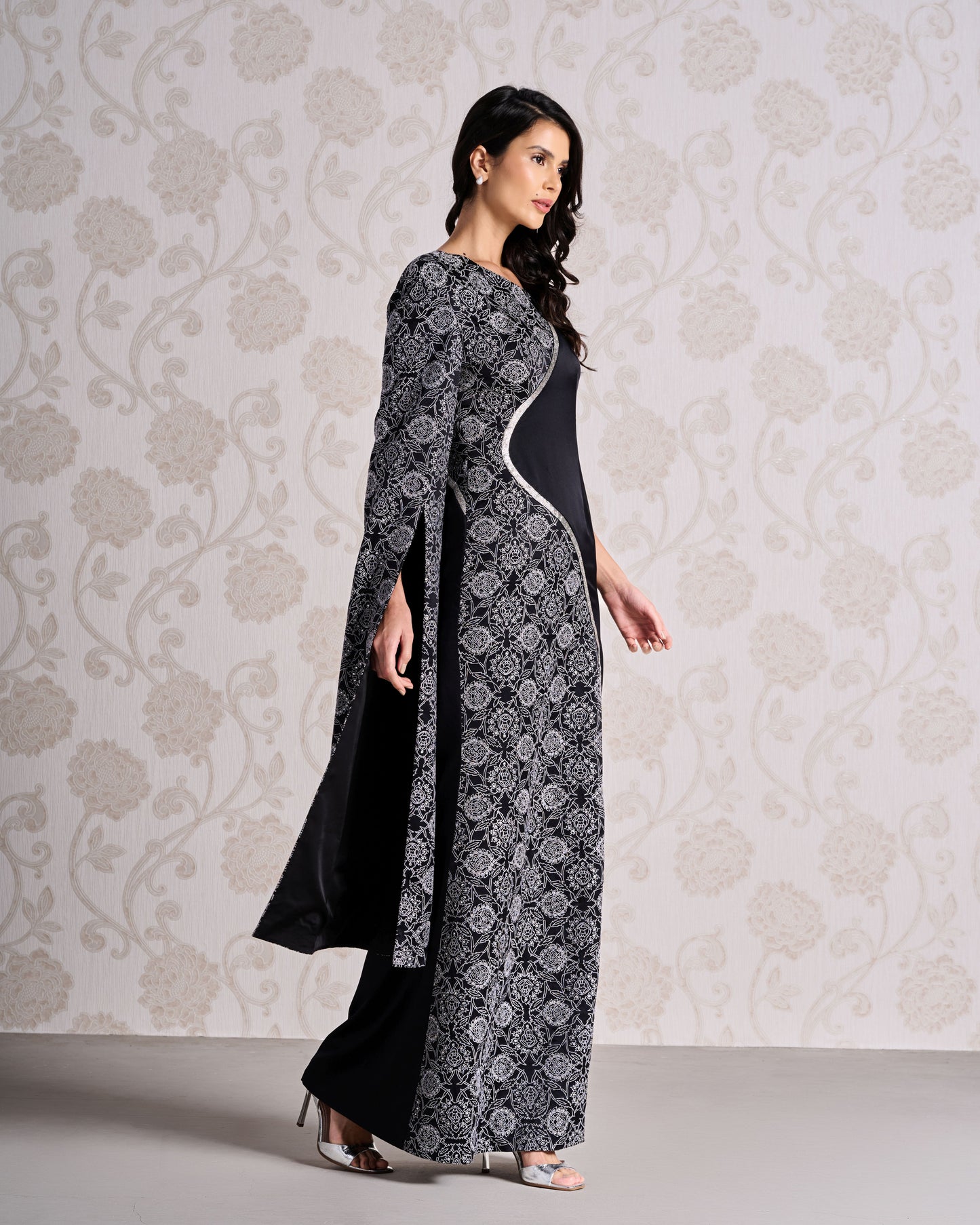 Evening Gown - Charcoal Dust