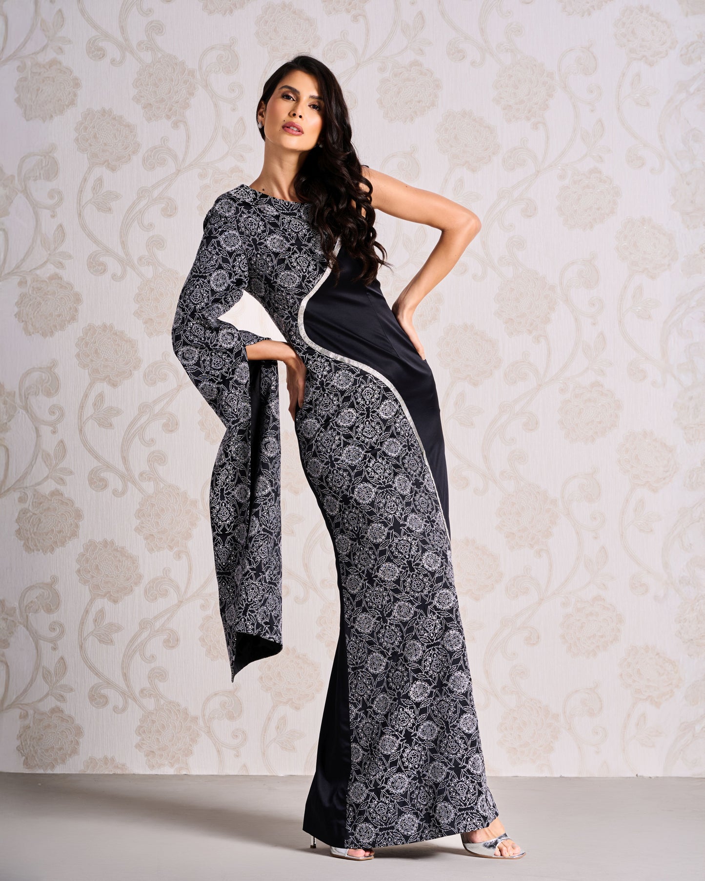 Evening Gown - Charcoal Dust