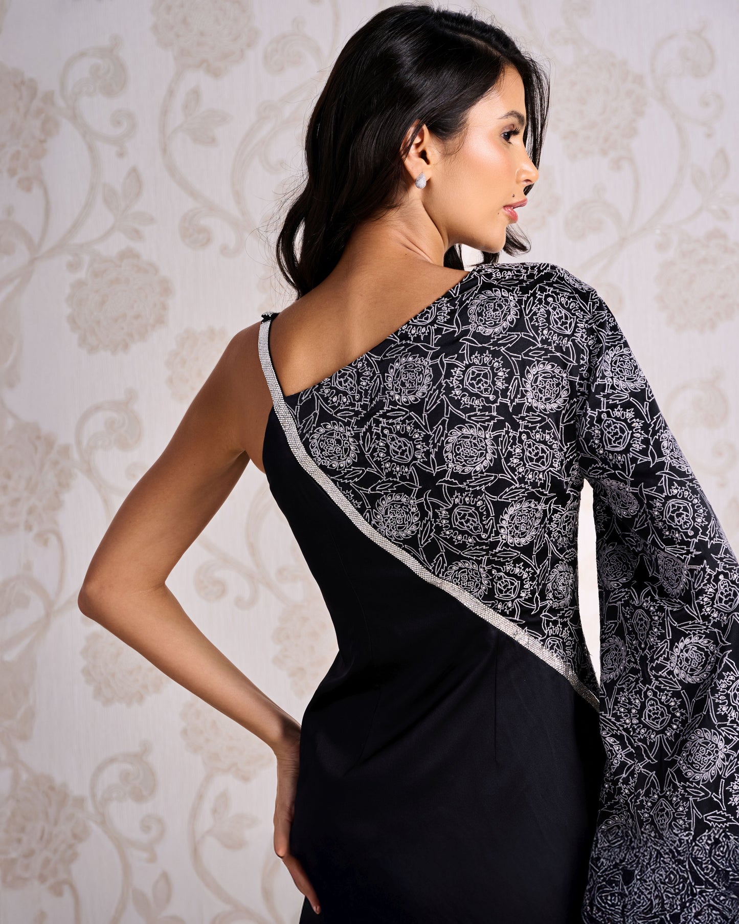 Evening Gown - Charcoal Dust