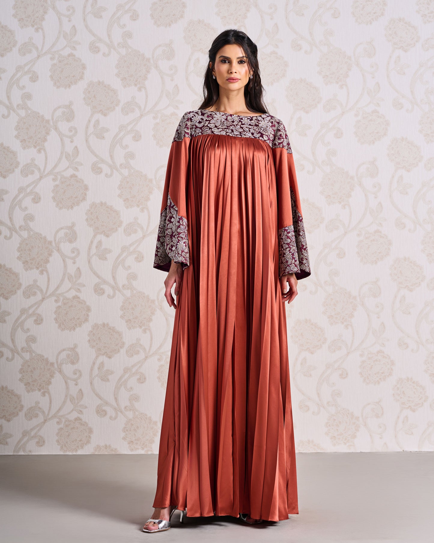 Kaftan - Terracotta Luxe & Wine Bouquet