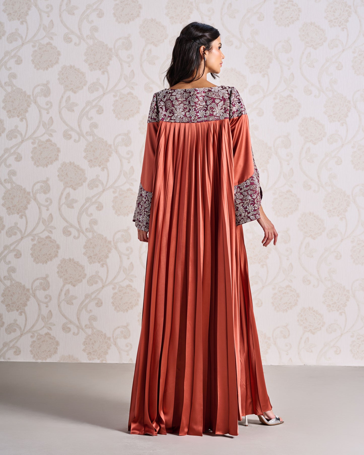 Kaftan - Terracotta Luxe & Wine Bouquet