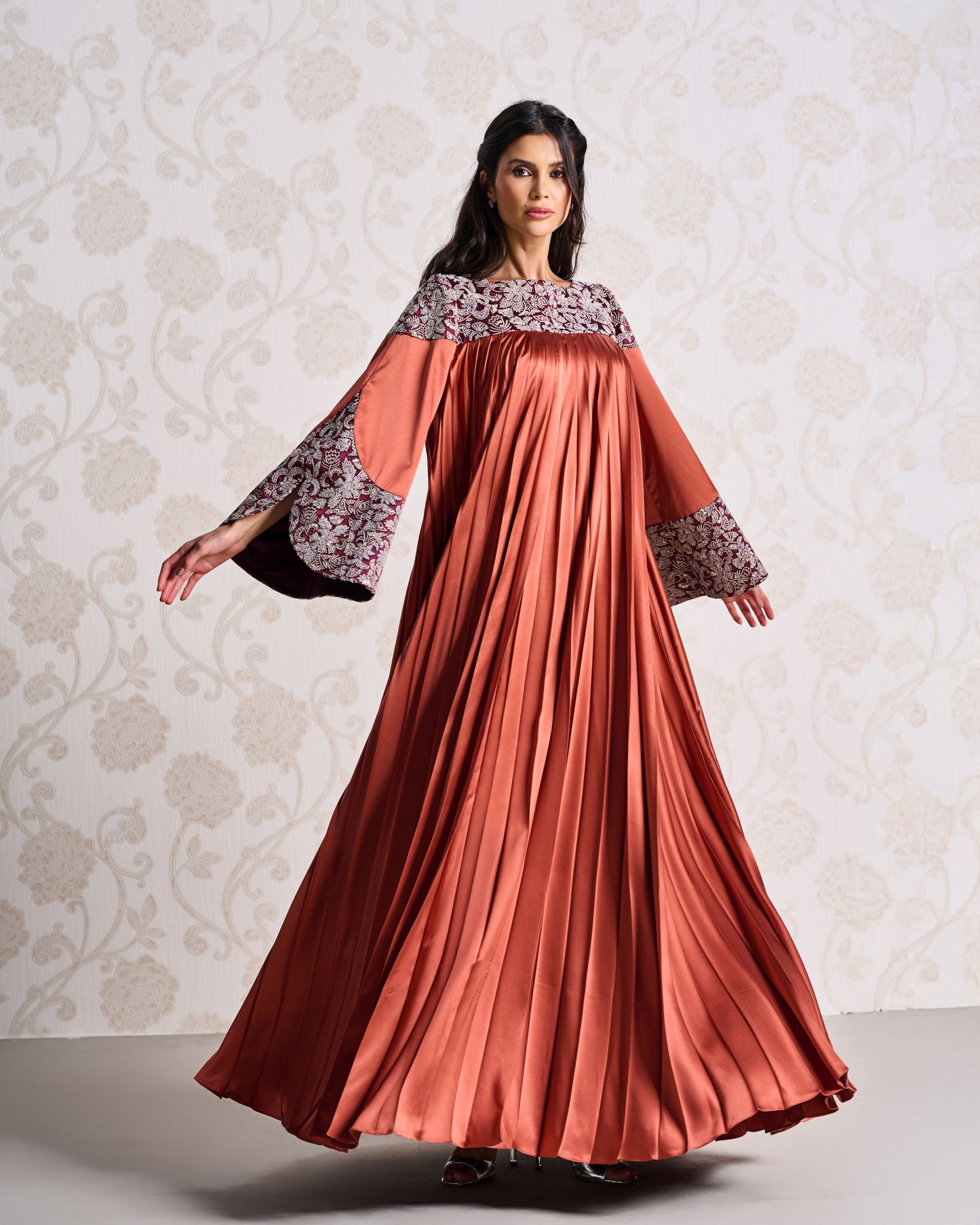 Kaftan - Terracotta Luxe & Wine Bouquet