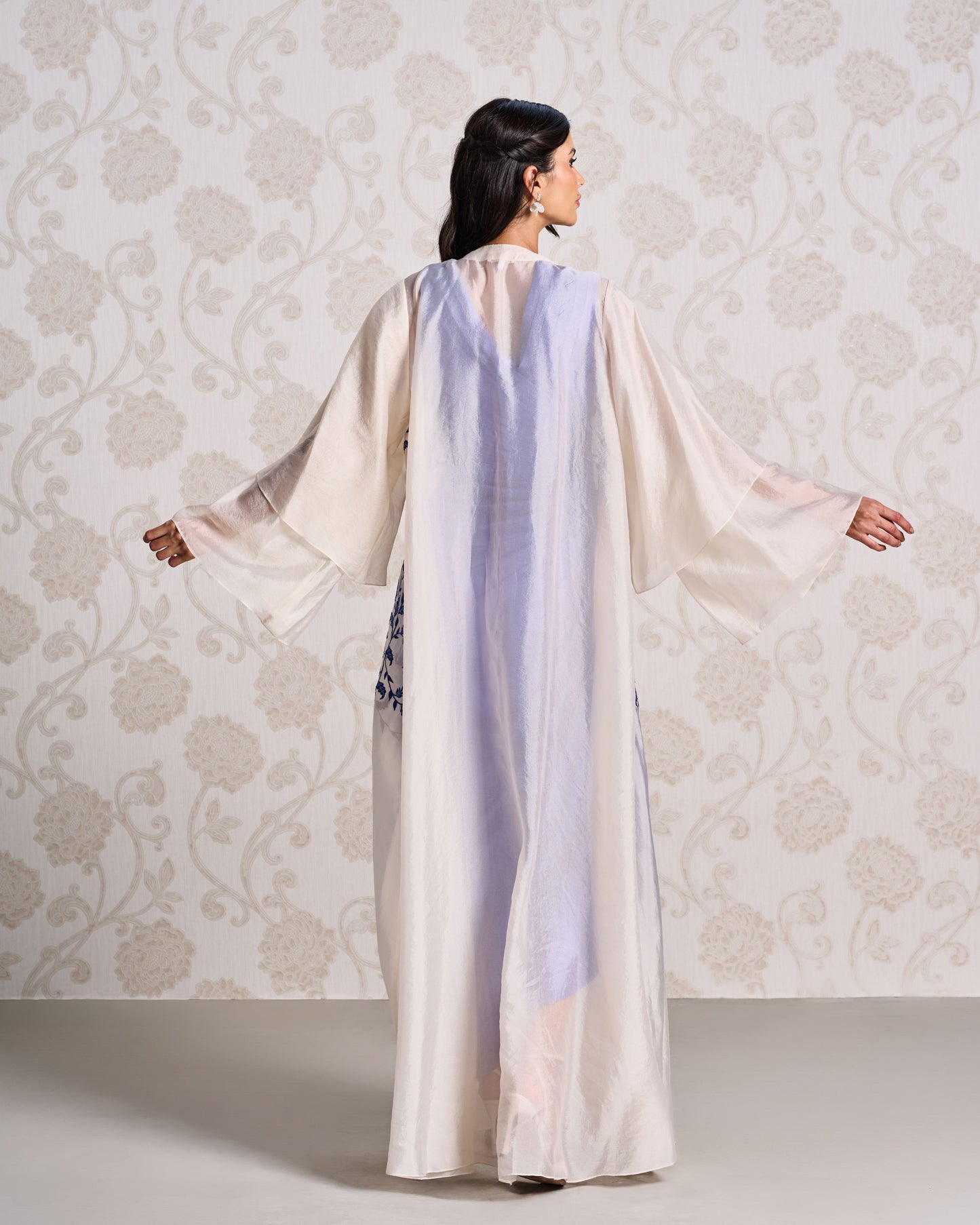 Jacket & Dress - Champagne & Velvet Indigo