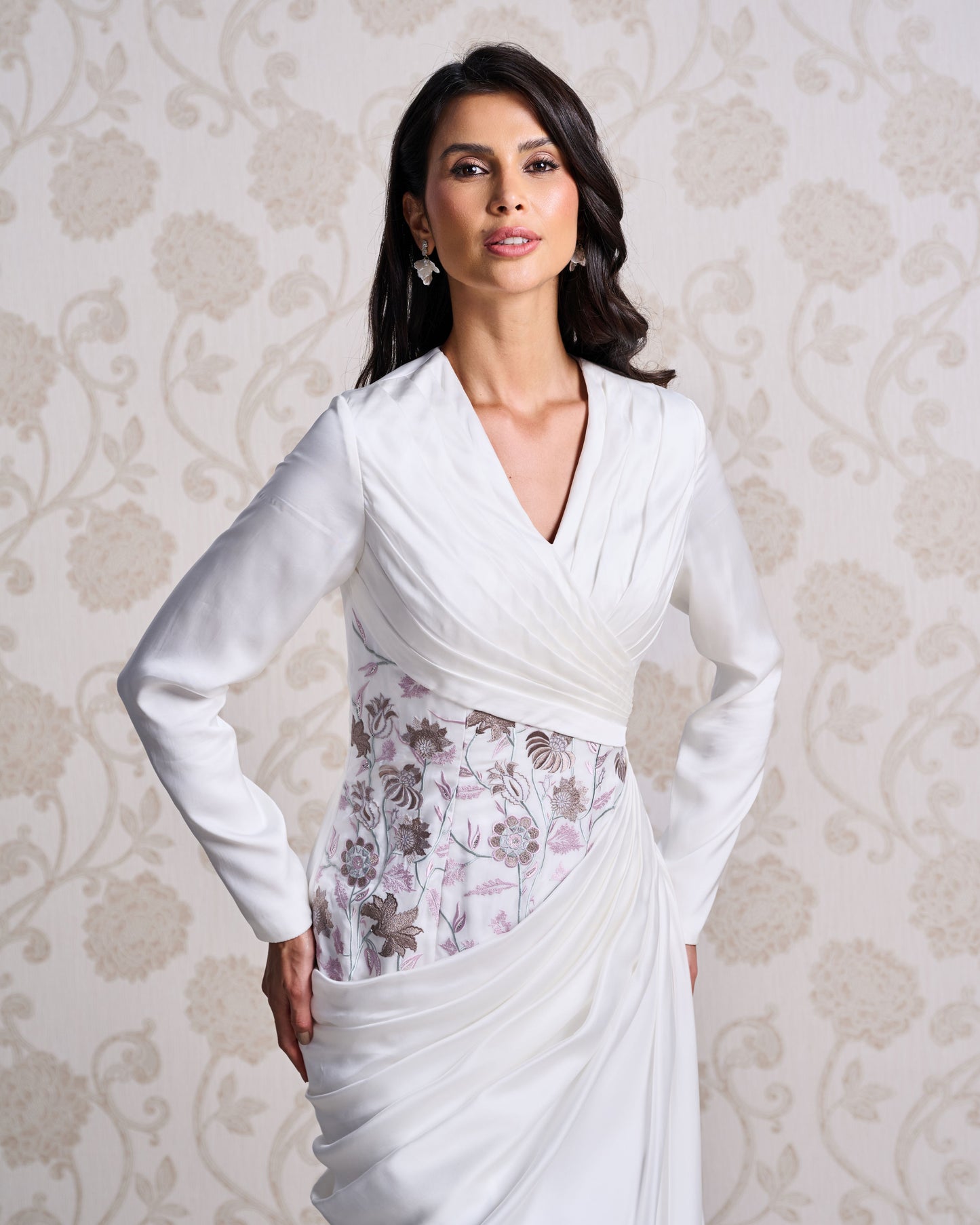 Evening Gown - Ivory White