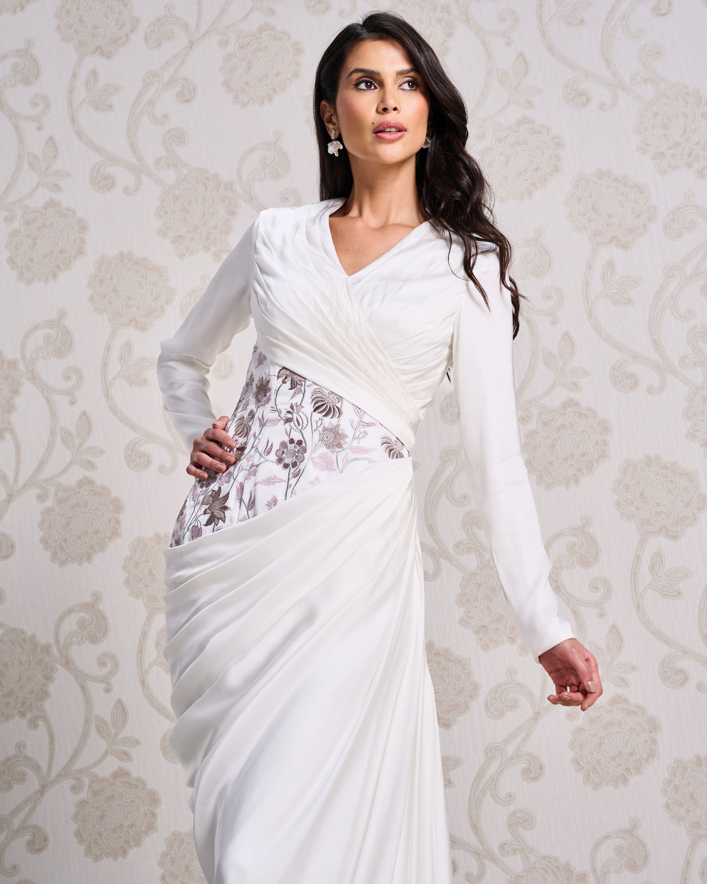 Evening Gown - Ivory White