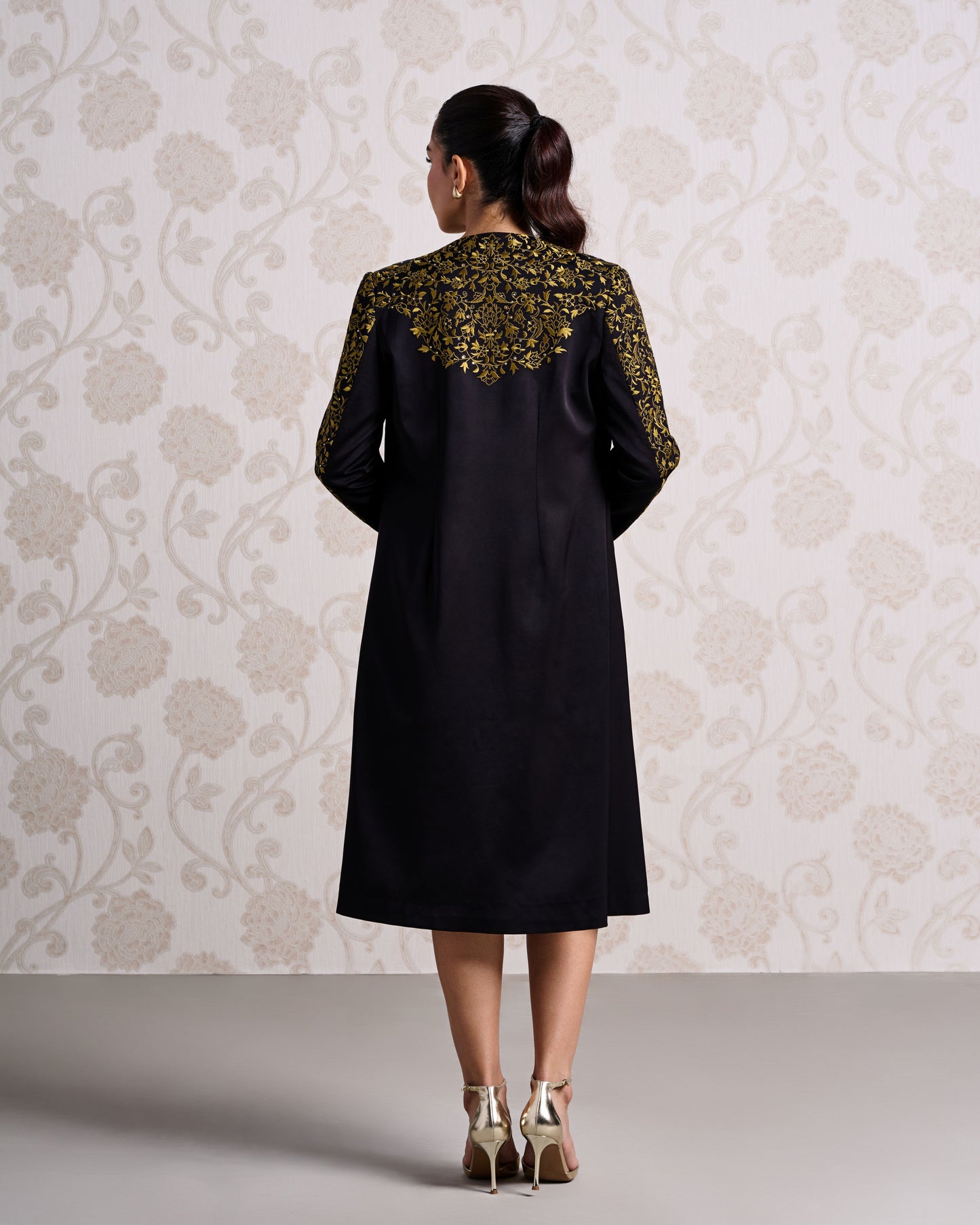 Jacket & Dress - Charcoal Dust & Honey Olive