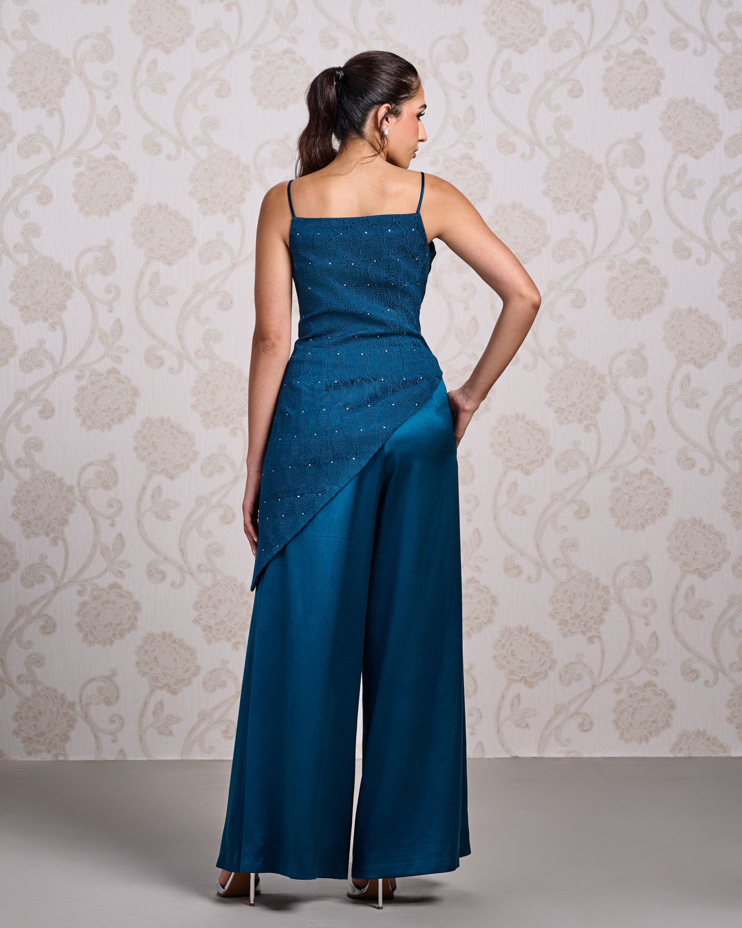 Top & Trouser Set - Moonlight Blue