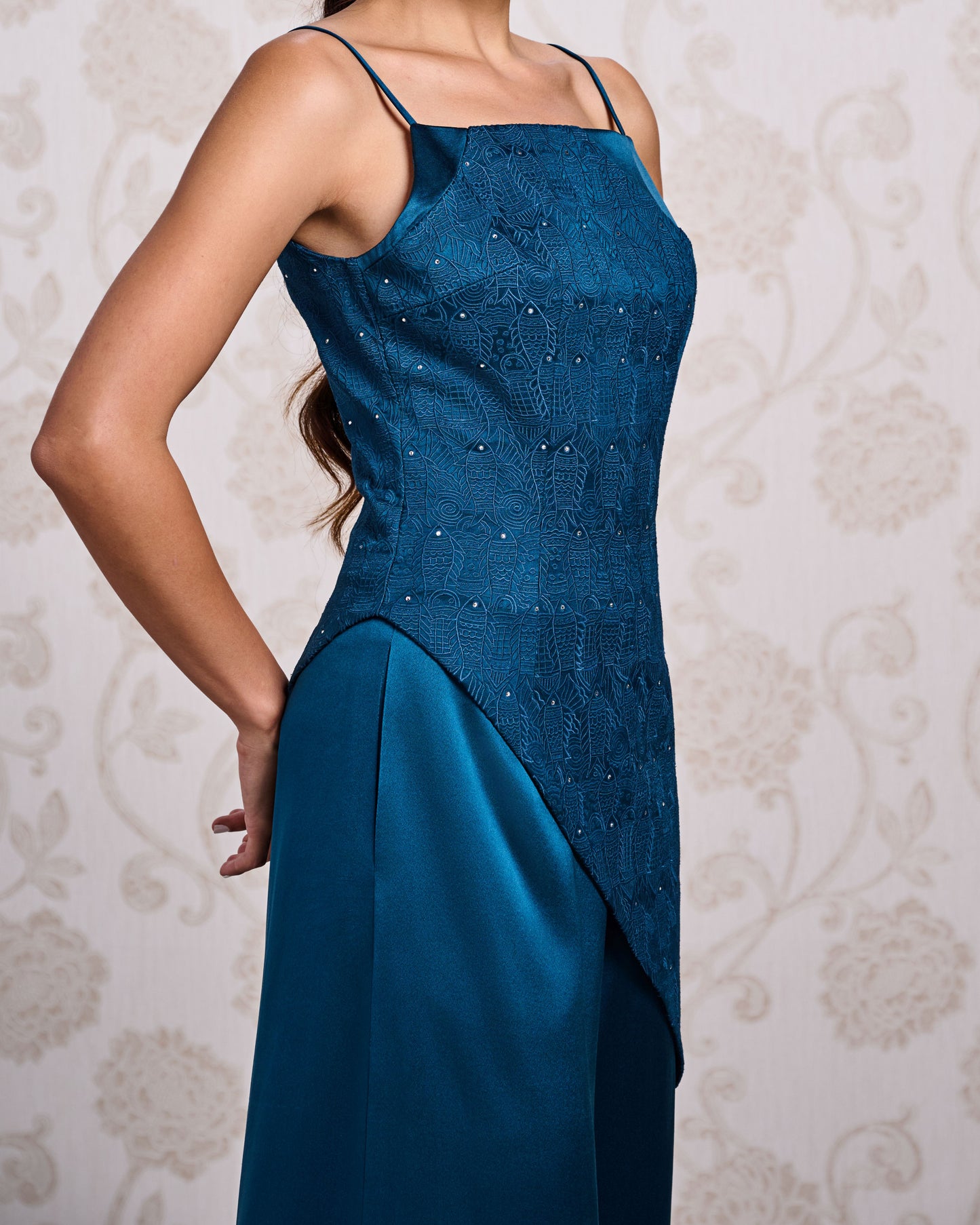 Top & Trouser Set - Moonlight Blue