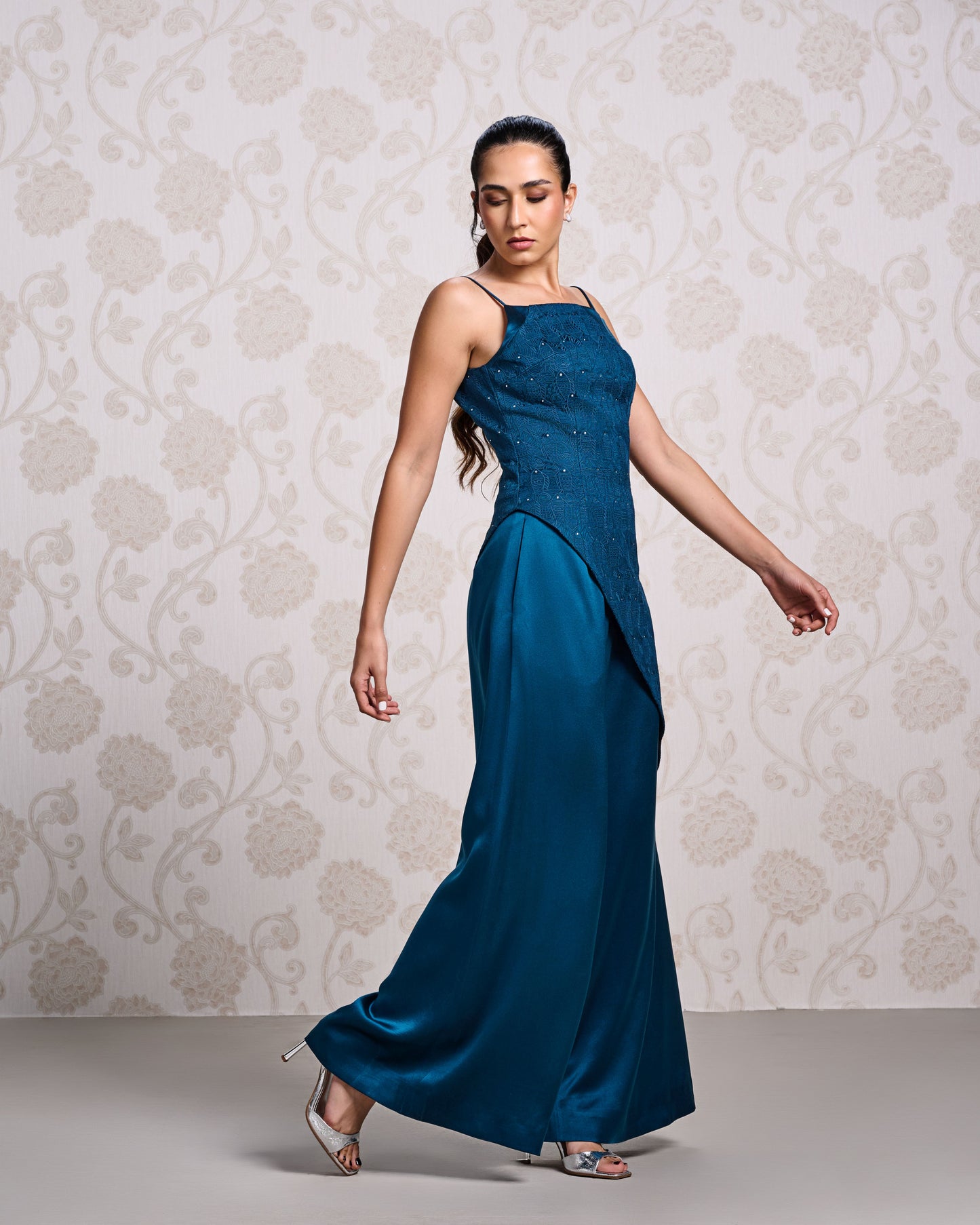 Top & Trouser Set - Moonlight Blue