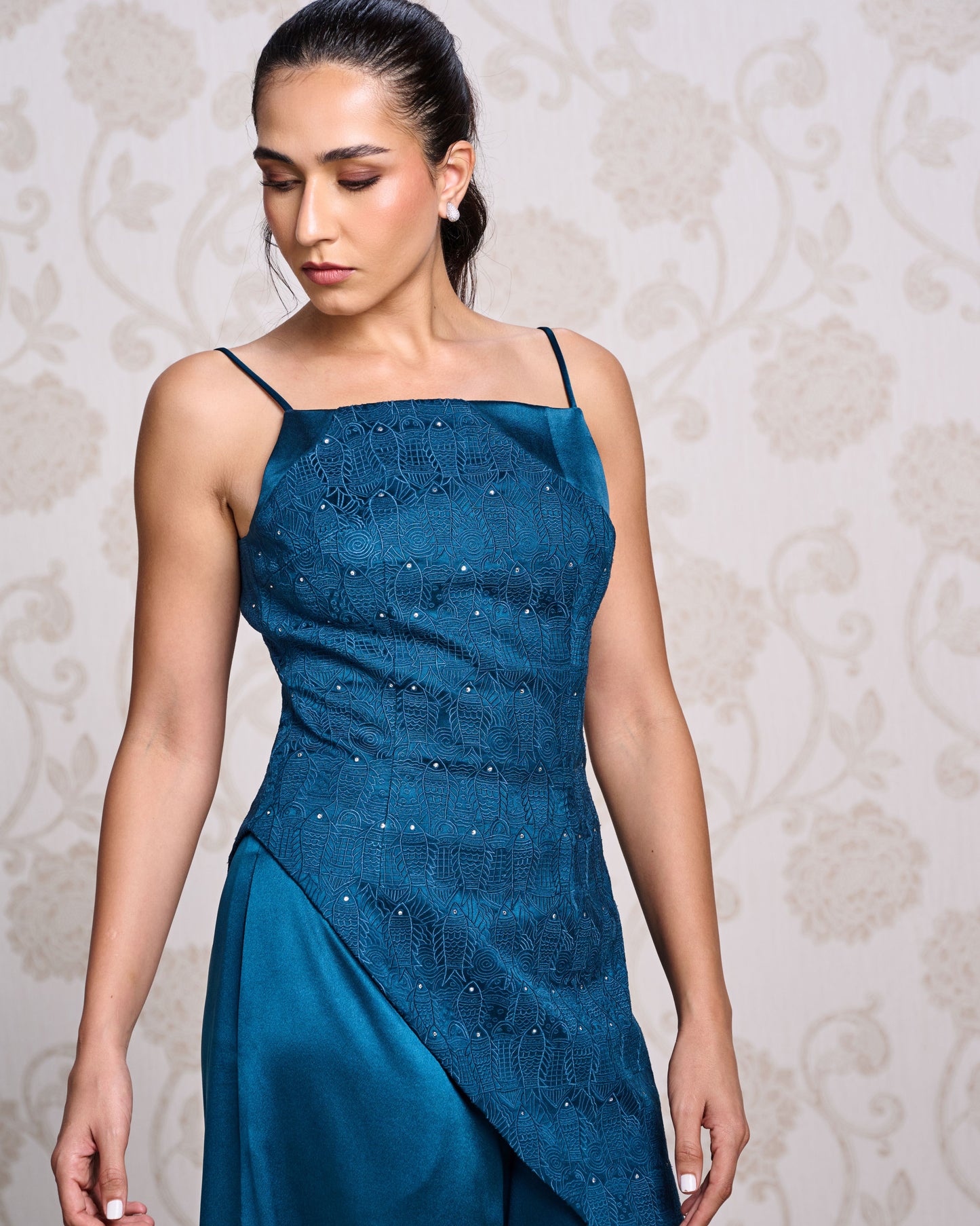 Top & Trouser Set - Moonlight Blue