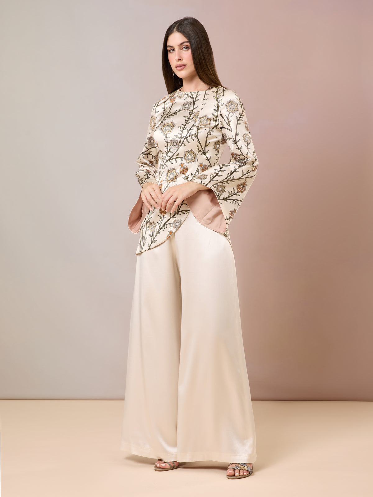 Top & Trouser - Champagne