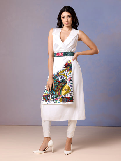Kurti & Pant - Chantilly White
