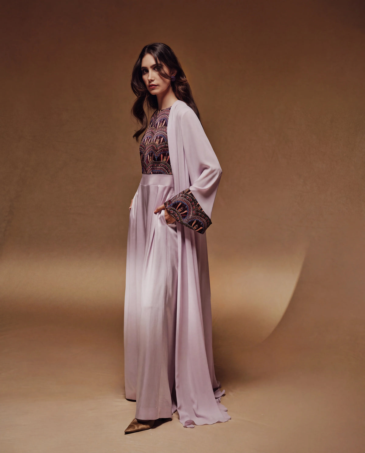 Jumpsuit with Jacket - Amethyst Haze