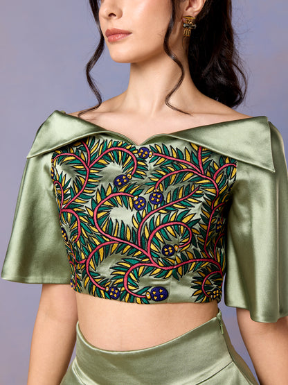 Skirt & Top - Sage Whisper Green