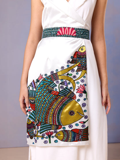 Kurti & Pant - Chantilly White