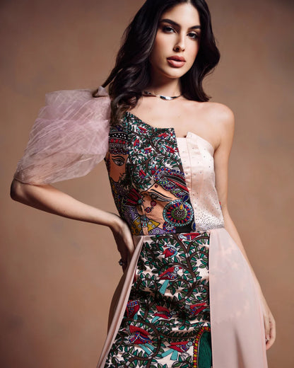 Long Dress - Peach