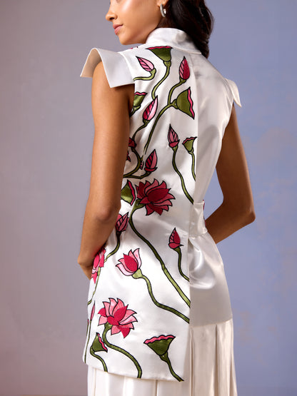 Short Dress - Chantilly White