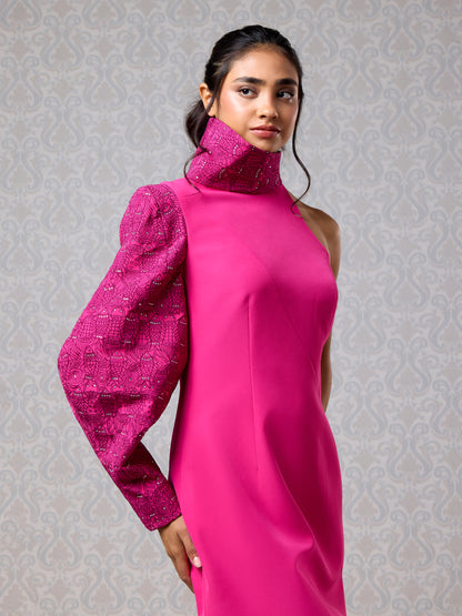 Short Dress - Merlot Scuba