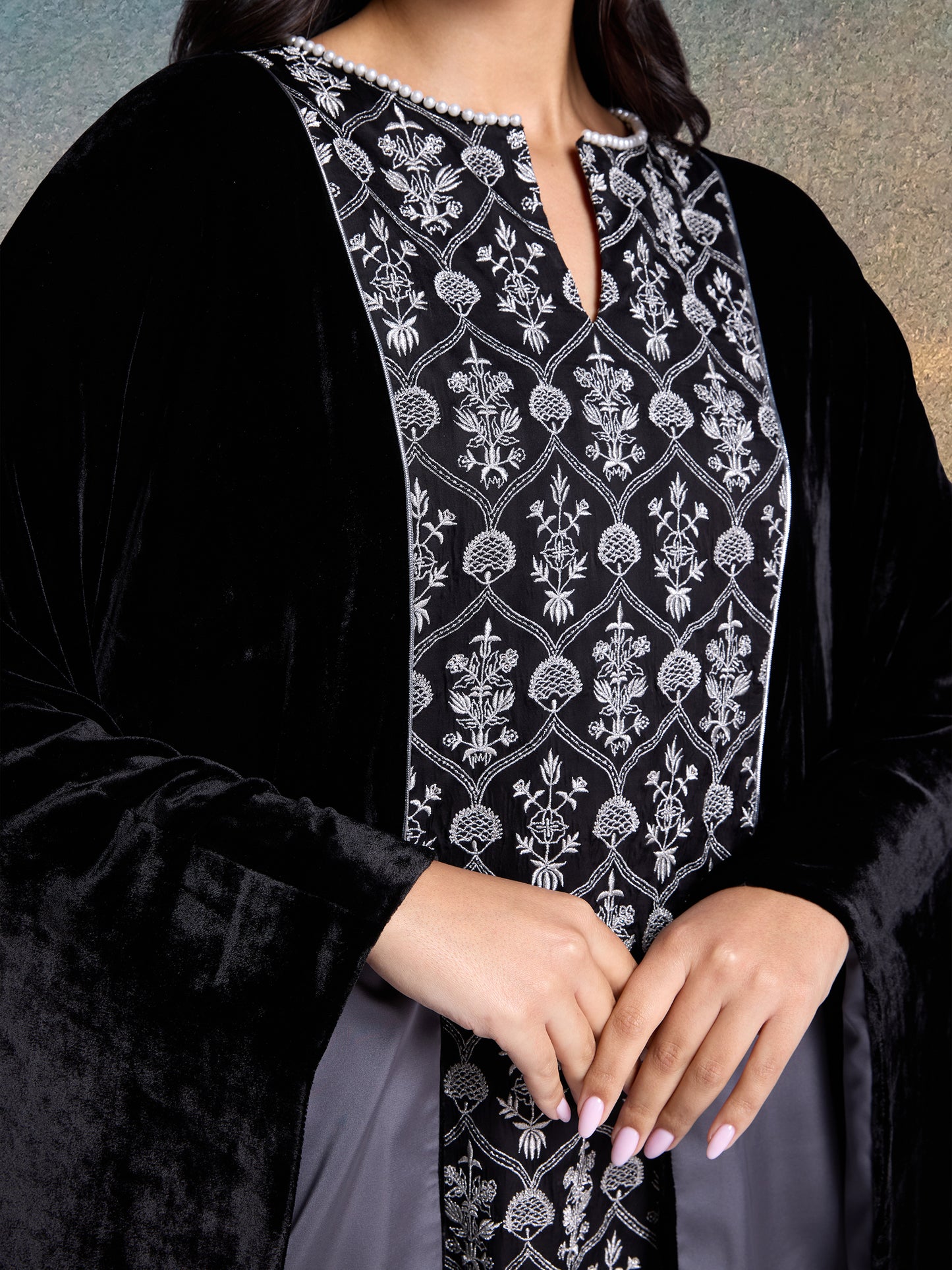 Kaftan - Charcoal Dust