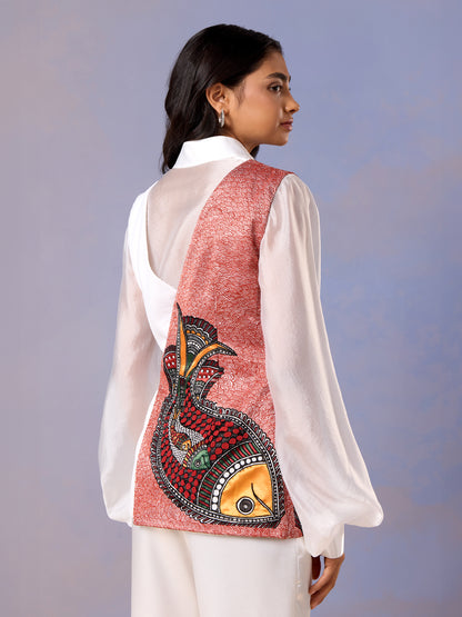 Top & Trouser - Chantilly White