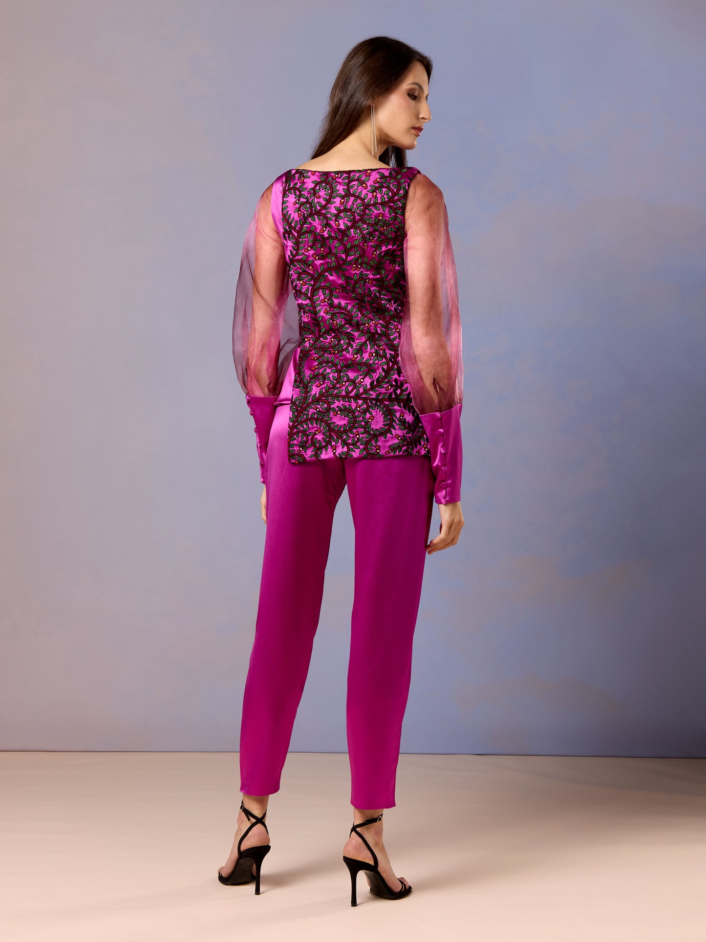 Persian Rose Top-Trouser Set