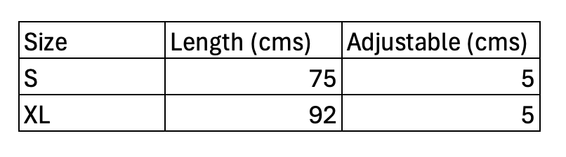 BELT Size Guide