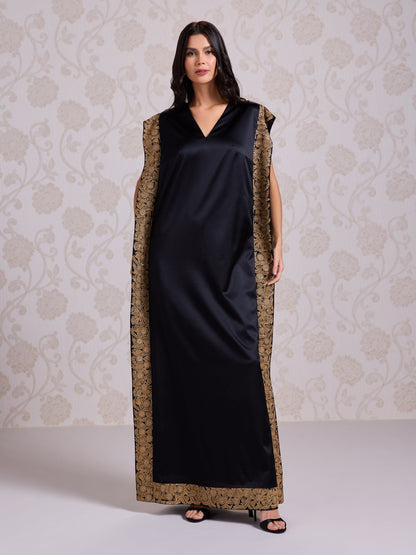 Kaftan - Charcoal Dust (Silk Satin)