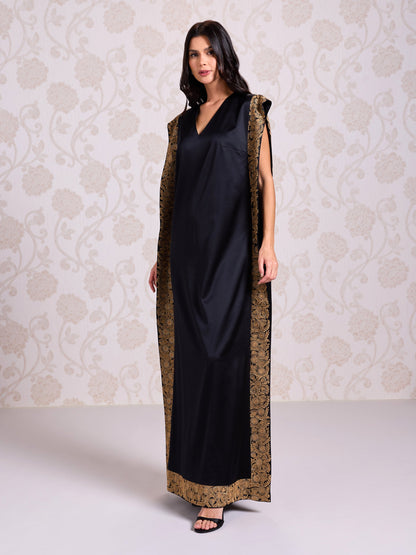 Kaftan - Charcoal Dust (Silk Satin)