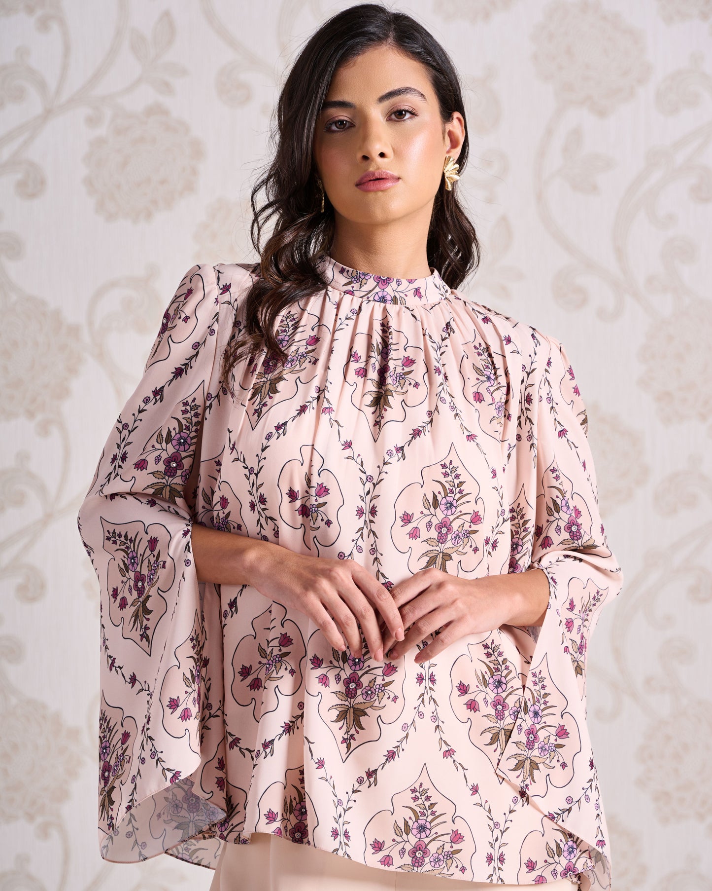 Top & Trouser Set - Porcelain Glow