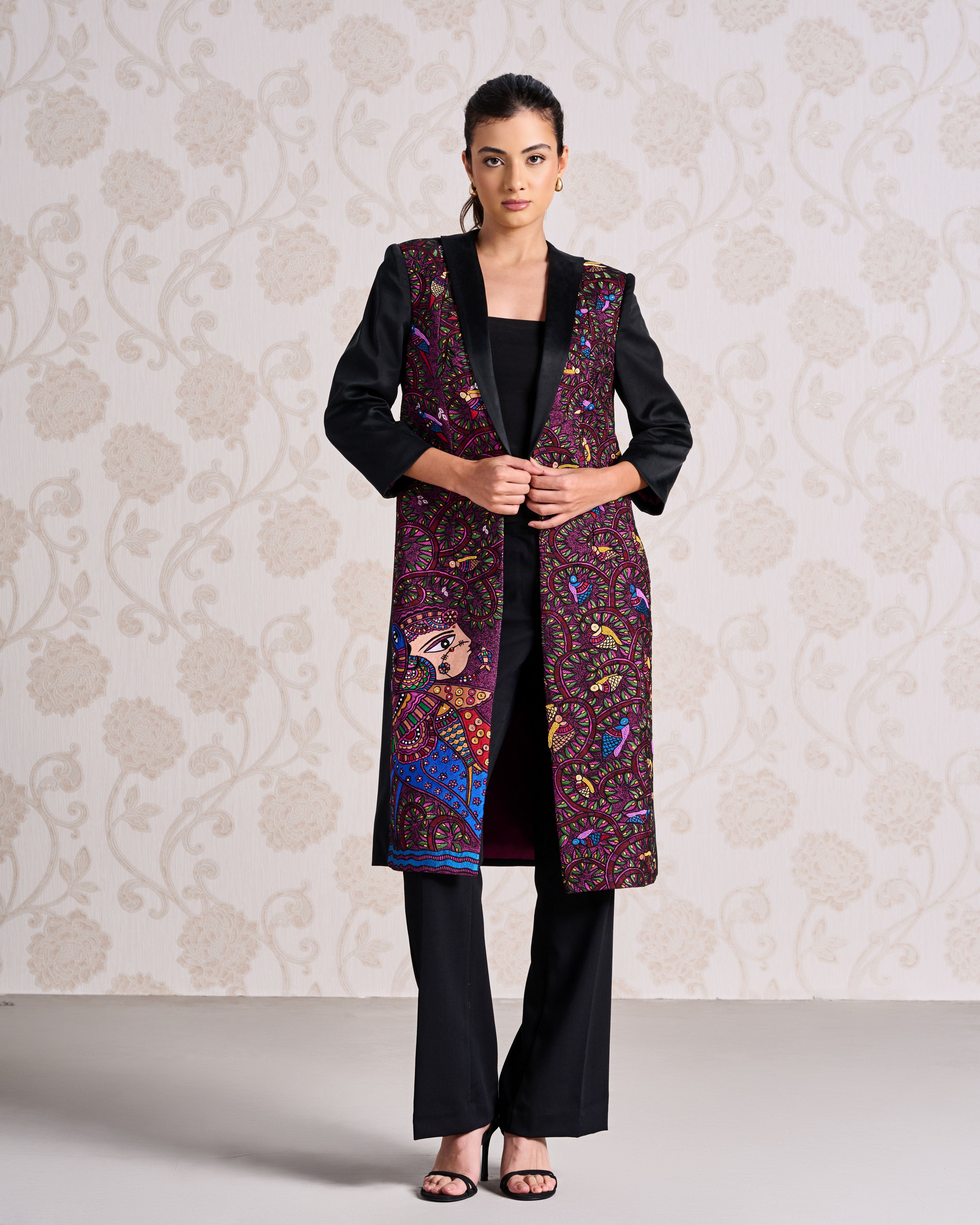 Jacket - Persian Rose & Charcoal Dust