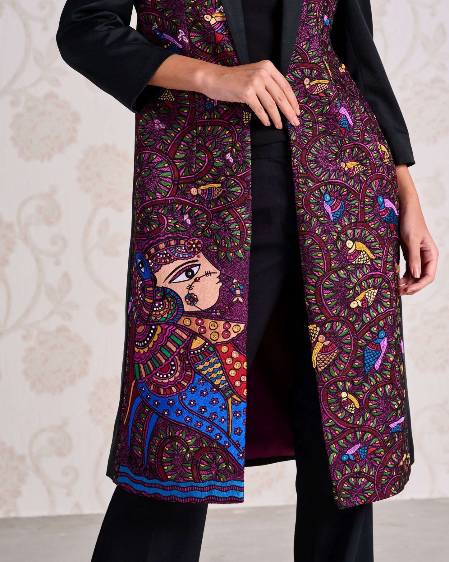 Jacket - Persian Rose & Charcoal Dust