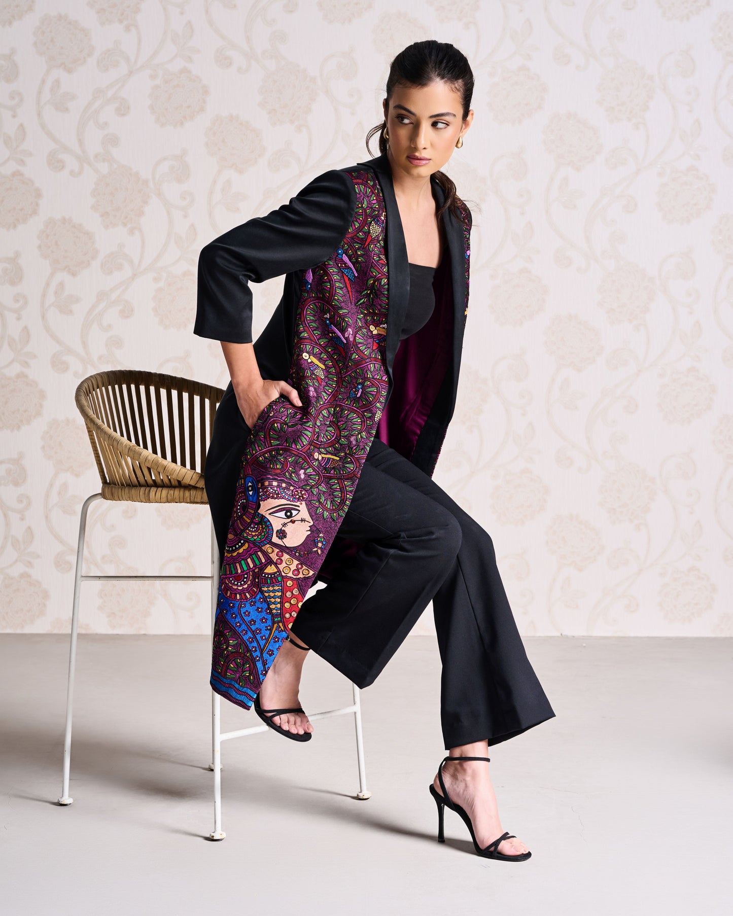 Jacket - Persian Rose & Charcoal Dust