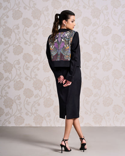 Jacket & Dress - Charcoal Dust