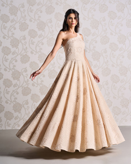 Evening Gown - Champagne