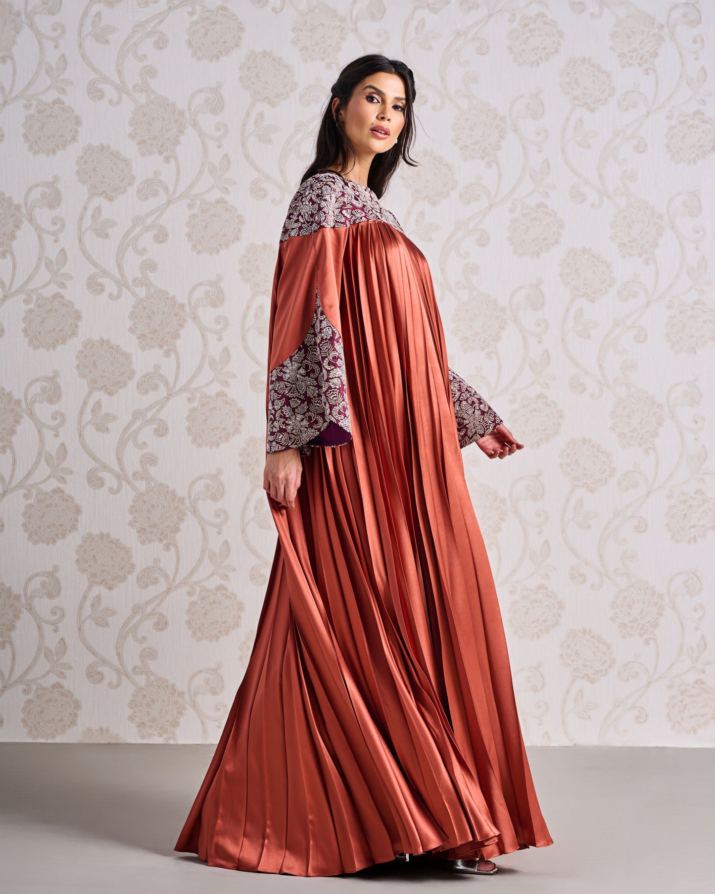 Kaftan - Terracotta Luxe & Wine Bouquet