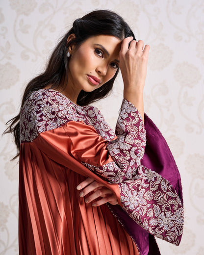 Kaftan - Terracotta Luxe & Wine Bouquet