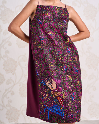 Short Dress – Persian Rose & Wine Bouquet