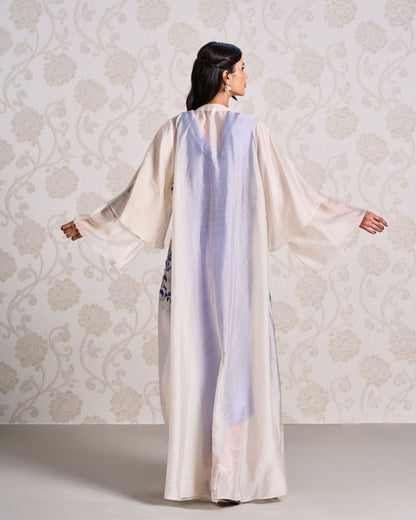 Jacket & Dress - Champagne & Velvet Indigo