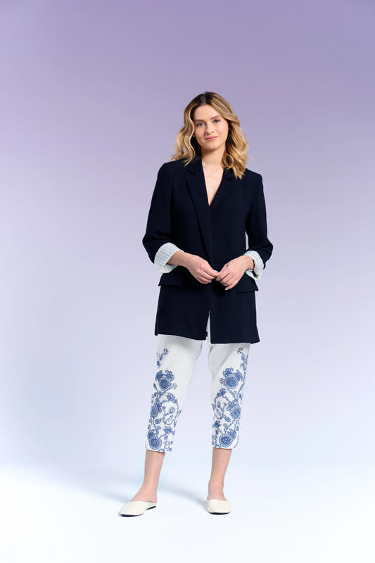 Capris - Chantilly White