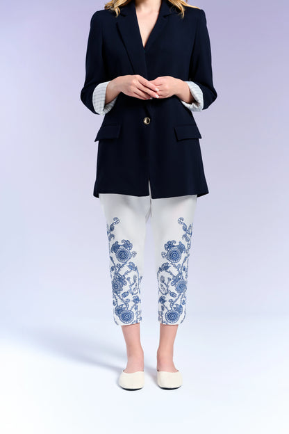 Capris - Chantilly White