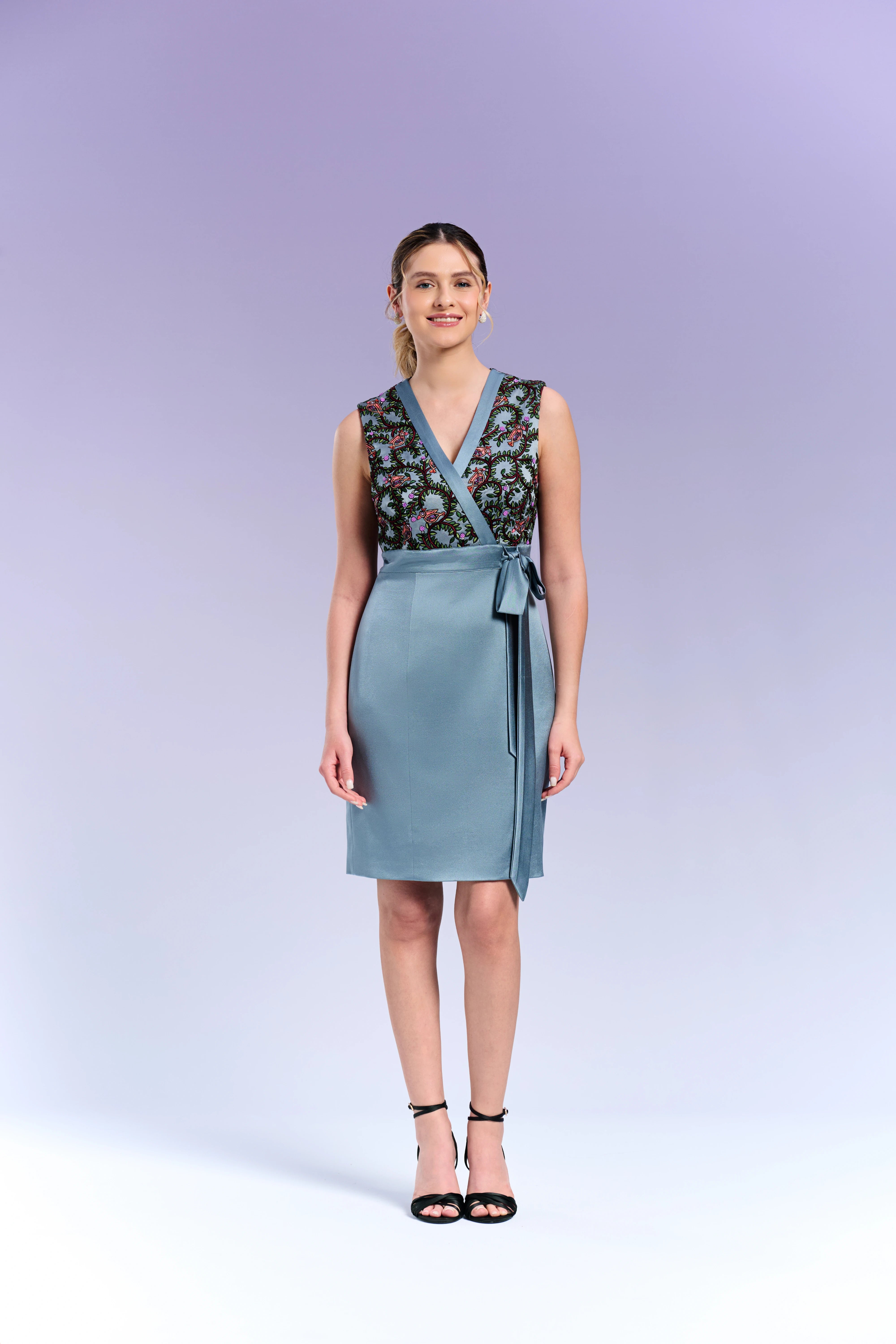 Short Dress - Glacier Blue