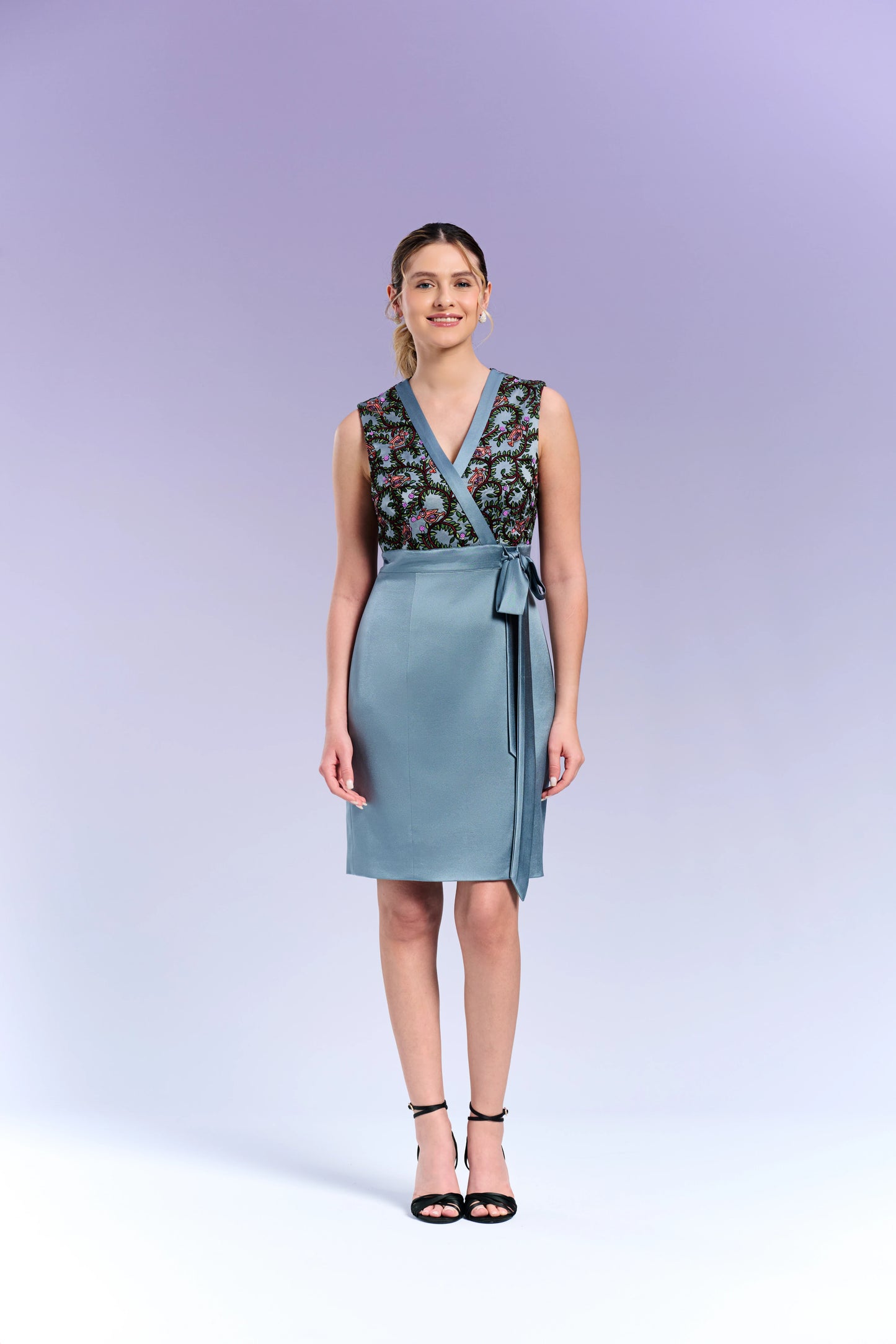 Short Dress - Glacier Blue