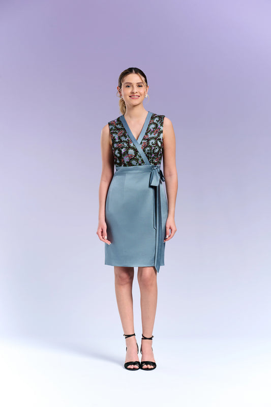 Short Dress - Glacier Blue