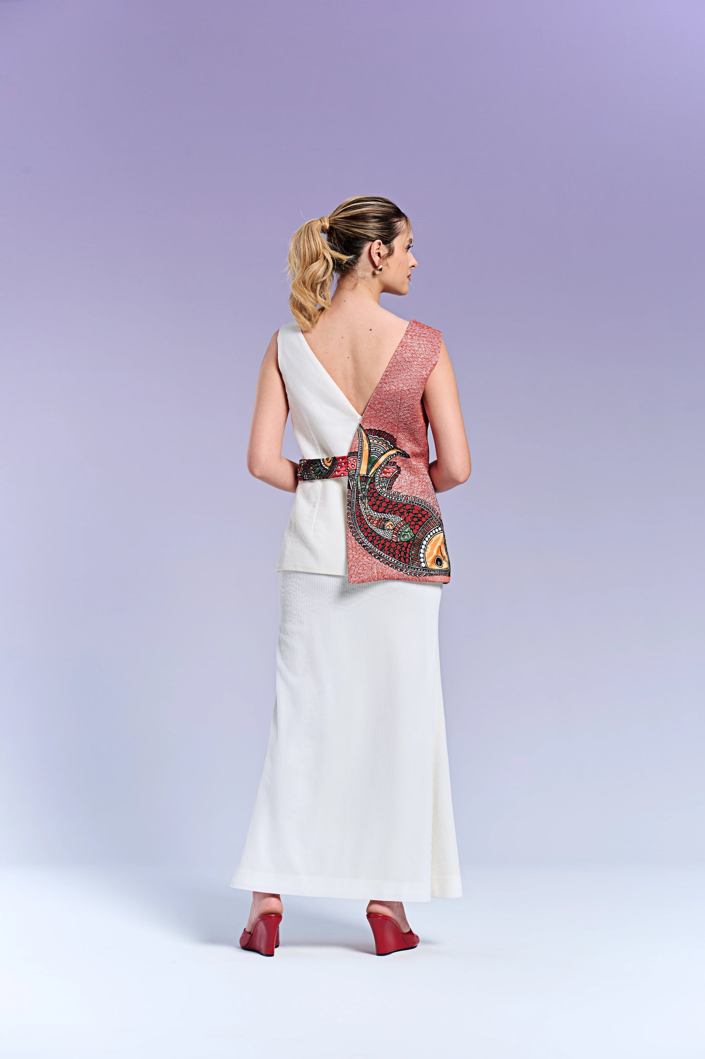 Skirt & Top - Chantilly White