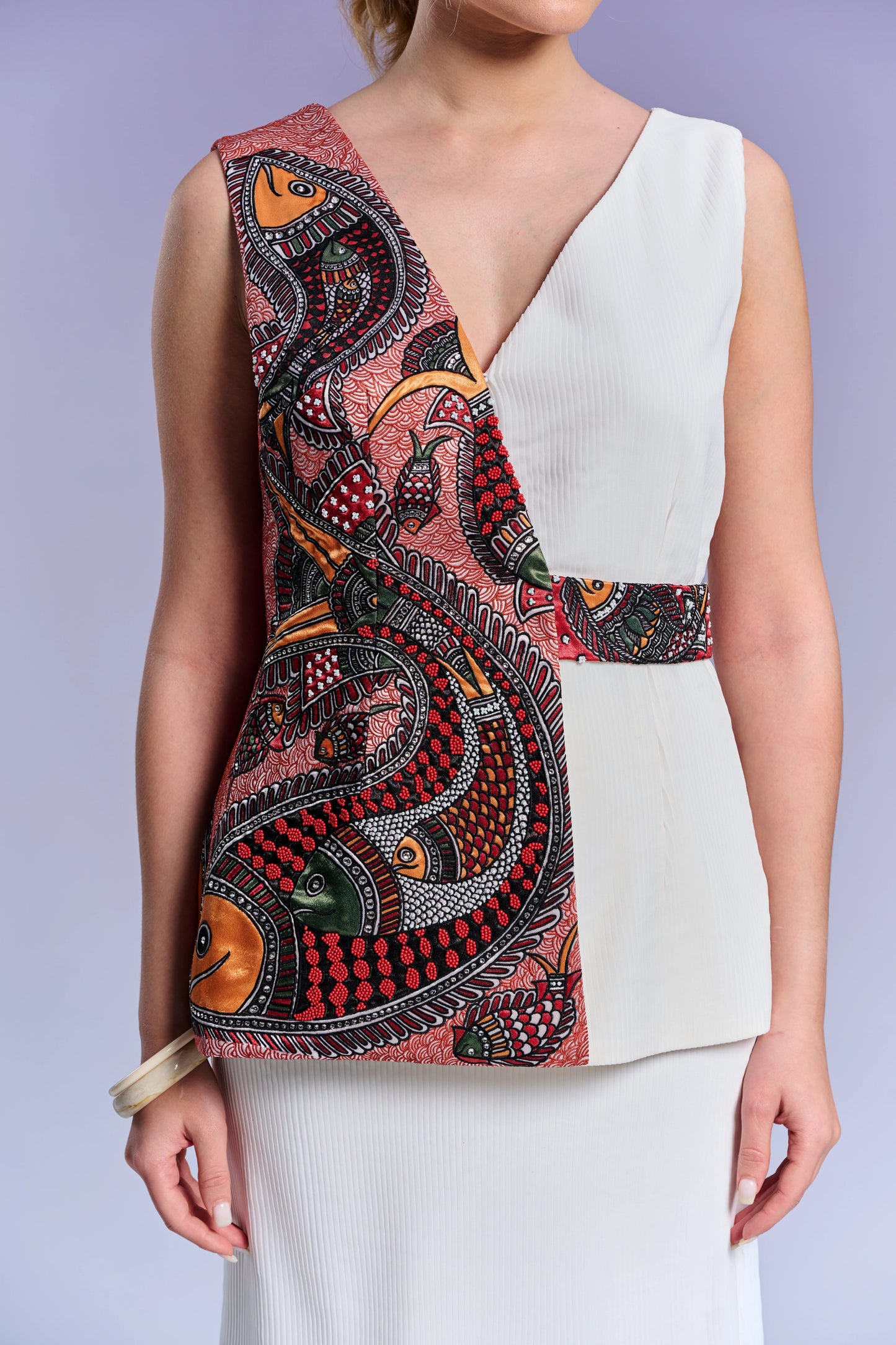 Skirt & Top - Chantilly White