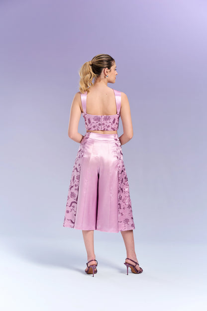 Top & Culottes - French Lilac