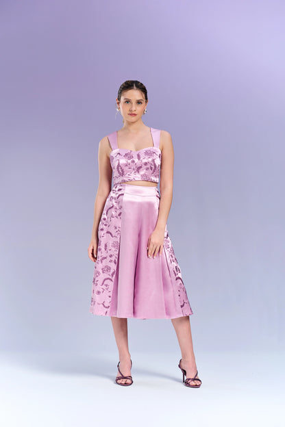 Top & Culottes - French Lilac