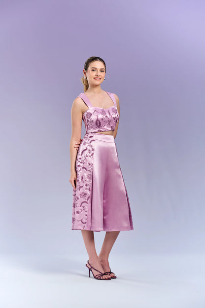 Top & Culottes - French Lilac